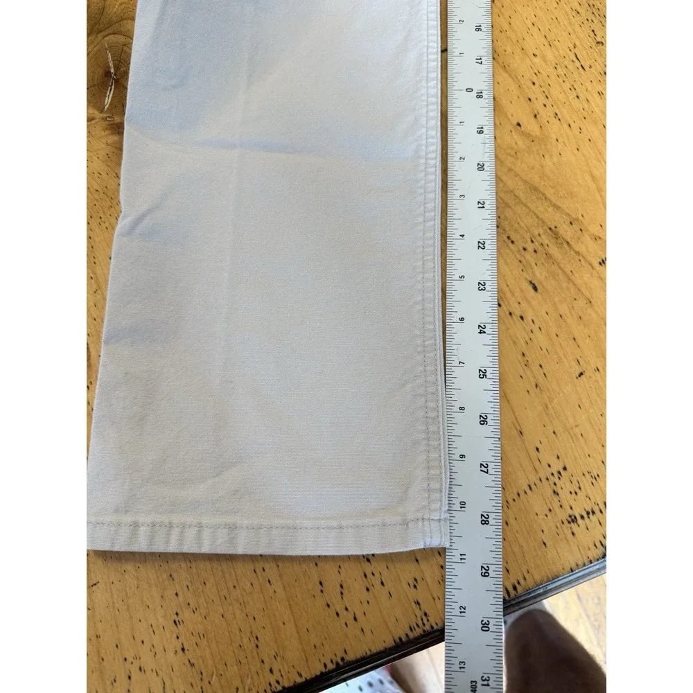 Stio Rivet Pants Men 32x29 Khaki Straight Canvas Stretch Casual‎ Hiking Outdoors